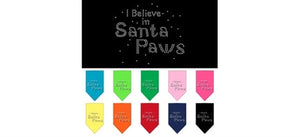 Santa Paws Rhinestone Bandana in Many Colors - Posh Puppy Boutique