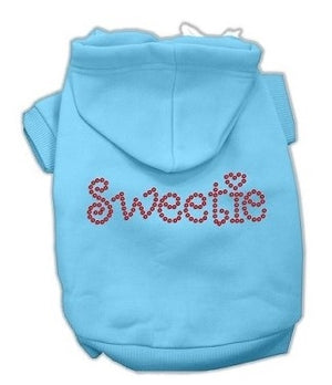Sweetie Rhinestone Hoodie - Many Colors - Posh Puppy Boutique