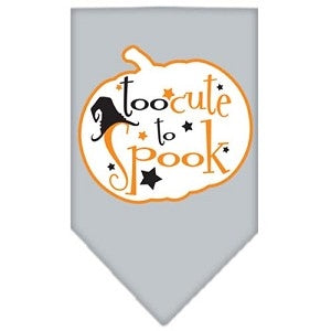 Too Cute to Spook Screen Print Bandana in Many Colors - Posh Puppy Boutique
