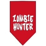 Zombie Hunter Screen Print Bandana in Many Colors - Posh Puppy Boutique