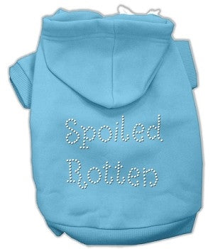 Spoiled Rotten Rhinestone Hoodie - Many Colors - Posh Puppy Boutique