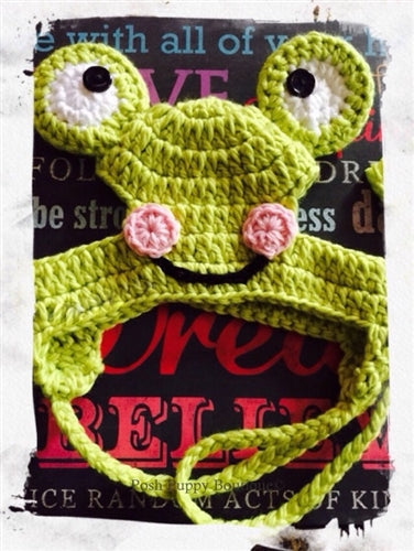 Couture Knit Hat- Little Frogger