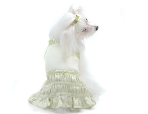 Green With Envy Hand-Beaded Dress - Posh Puppy Boutique