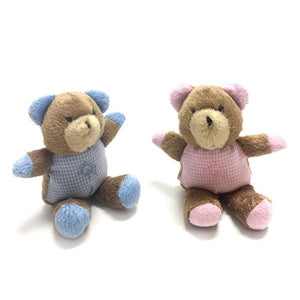 Teddy Bear Safari Baby Pipsqueak Toy - Blue - Posh Puppy Boutique