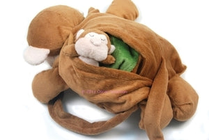 Sleep Over Monkey Blanket and Toy Set - Posh Puppy Boutique
