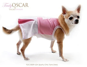 USA Sporty Chic Tank Dress - Posh Puppy Boutique