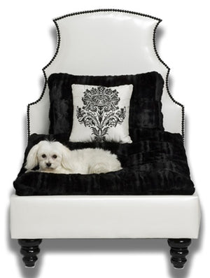Beverly Hills Black & White Bed - Posh Puppy Boutique