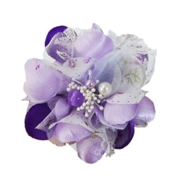 Gardenia Collar Flower - Purple - Posh Puppy Boutique