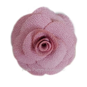 Hannah Collar Flower Slider - Baby Pink - Posh Puppy Boutique