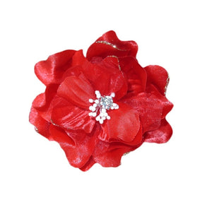 Jasmine Collar Flower - Red - Posh Puppy Boutique