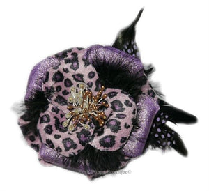 Julia Collar Flower Slider - Purple - Posh Puppy Boutique