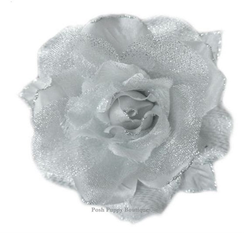 Rosanna Collar Flower - Silver