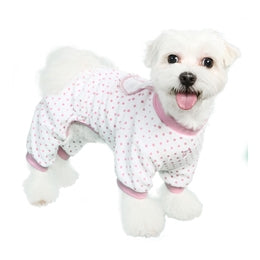 Llama Pajama in Pink - Posh Puppy Boutique