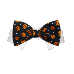 Pumpkin Bow Tie Shirt Collar - Posh Puppy Boutique