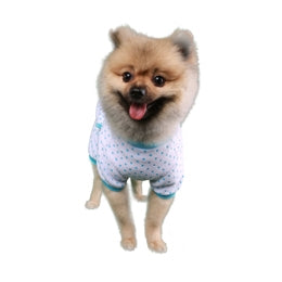 Teddy Pajama - Blue - Posh Puppy Boutique