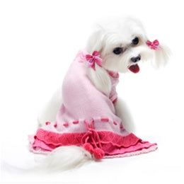 Tatiana Sweater Dress In Pink - Posh Puppy Boutique