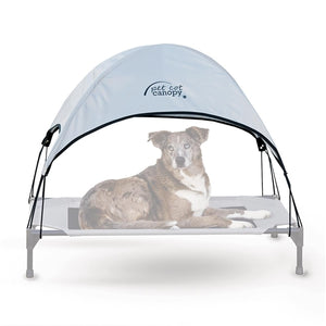 Pet Cot Canopy - Gray - Posh Puppy Boutique