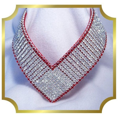 Ruby & Diamond 2" V Collar