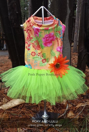Couture Limon Tropic Tutu Dress - Posh Puppy Boutique