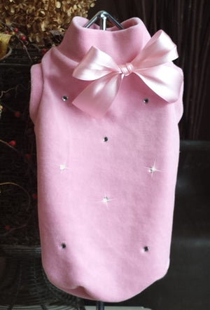 Pink Velvet  Sleeveless Mockneck Sweater - Posh Puppy Boutique