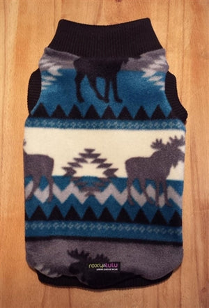 Aztec Fleece Mockneck Top Sweater - Posh Puppy Boutique