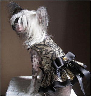 Couture Marjorie Dog Harness Dress - Posh Puppy Boutique