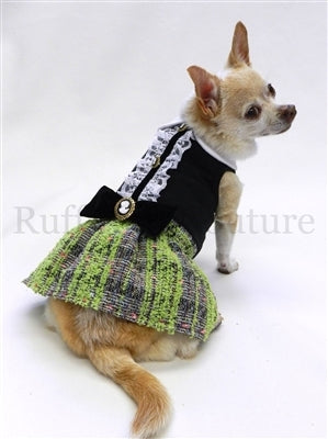 Emily Mint Coco Boucle Dress - Posh Puppy Boutique
