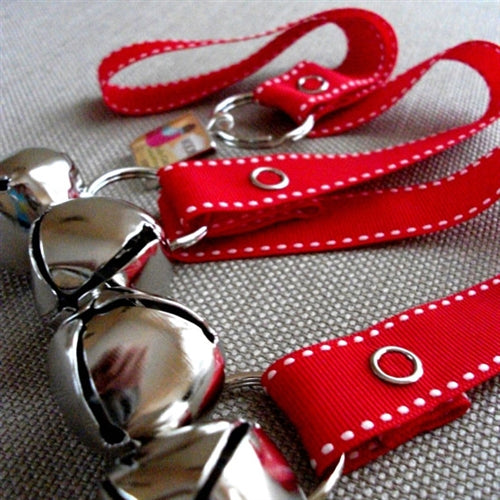 Doggy House Training Bells in Red