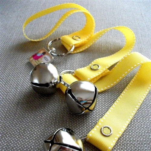 Doggy House Training Bells in Yellow