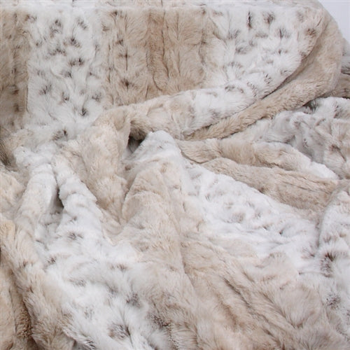 Susan Lanci Arctic Snow Leopard Blanket