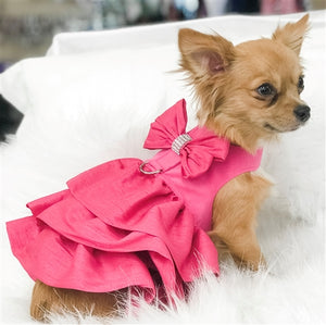 Susan Lanci Madison Dress - Pink Sapphire - Posh Puppy Boutique