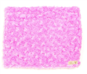 Susan Lanci Perfect Pink Curly Sue Blanket - Posh Puppy Boutique