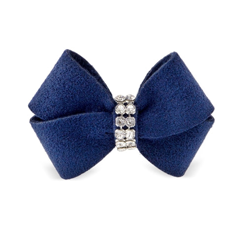 Susan Lanci Scotty Nouveau Hair Bow Indigo