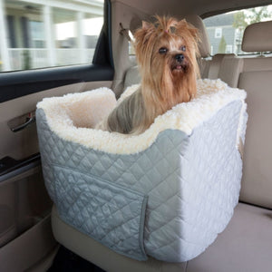 Lookout II Dog Car Seat With Storage Tray in Many Colors - Posh Puppy Boutique