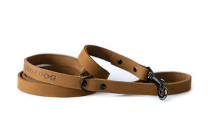 Tan Traditional Buckle Leather Collar
