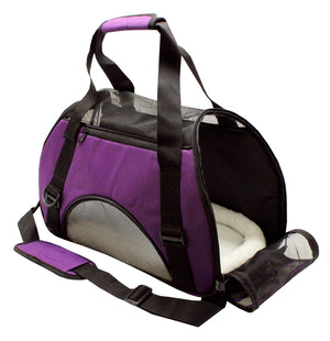 Soft-Sided Pet Carrier in Purple