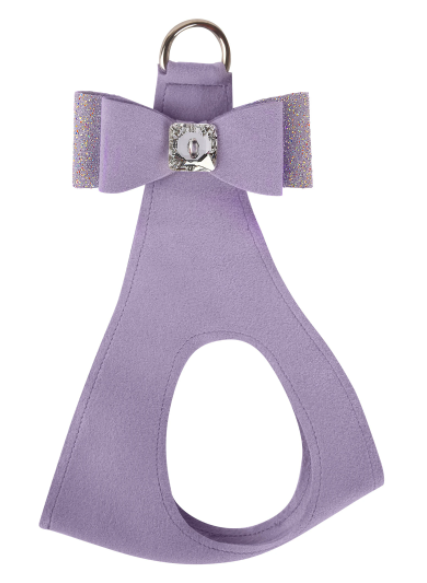 Susan Lanci AB Crystal Stellar Big Bow Step in Harness in French Lavender