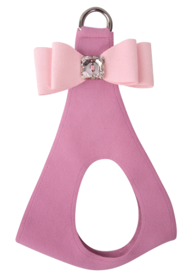 Susan Lanci Perfect Pink Step in Harness with Puppy Pink Big Bow