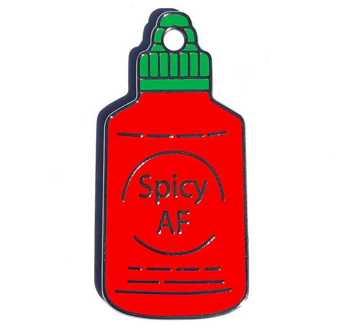 Spicy AF Pet ID Tag