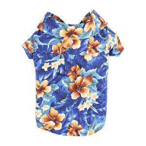 Tropical Floral Shirt Blue