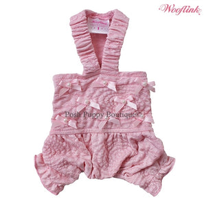 Wooflink My Favorite Day All-In-One Outfit- Pink - Posh Puppy Boutique