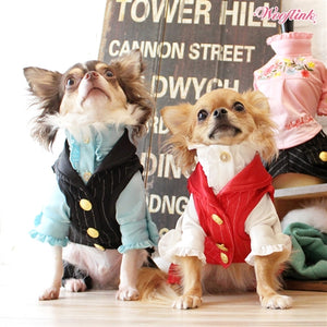 Wooflink Holiday Season Vest - Red - Posh Puppy Boutique
