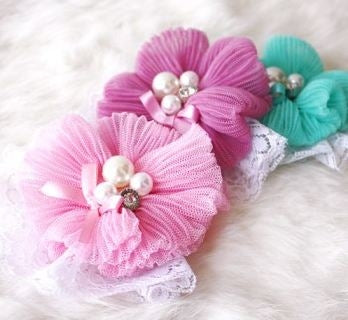 Wooflink Blossom Hair Bow in Many Colors