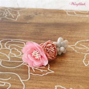 Wooflink Vintage Flower Girl Hairclip - Posh Puppy Boutique