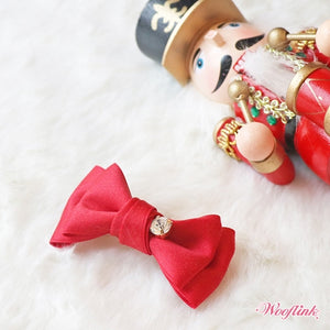 Wooflink Sweet on You Hairbow - Red - Posh Puppy Boutique