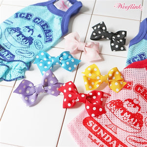 Wooflink Polka Polka Hairbow in Many Colors - Posh Puppy Boutique