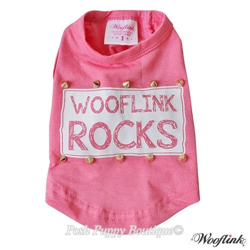 Wooflink Rocks Top - Pink