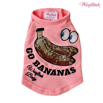 Wooflink Go Bananas Shirt - Pink