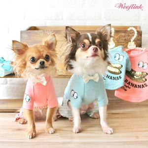 Wooflink Go Bananas Shirt - Pink - Posh Puppy Boutique