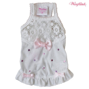 Wooflink My Baby Girl Sleeveless Top in White - Posh Puppy Boutique